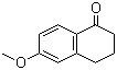 structure of CAS# 1078-19-9, 6-Methoxytetralone ;6-Methoxy-1-tetralone; 3,4-Dihydro-6-methoxy-1(2H)-naphthalenone; 6-Methoxy-1,2,3,4-tetrahydronaphthalen-1-one