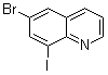 structure of CAS# 1078160-90-3, 6-Bromo-8-iodoquinoline