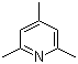 structure of CAS# 108-75-8, 2,4,6-Collidine;2,4,6-Trimethylpyridine; s-Collidine