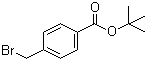 4-溴甲基苯甲酸叔丁酯分子结构 (CAS 108052-76-2)