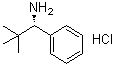 structure of CAS# 108082-57-1, (alphaS)-alpha-(1,1-Dimethylethyl)benzenemethanamine hydrochloride