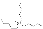 Methyltripentyltin molecular structure (CAS 108110-01-6)