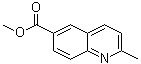 2-甲基喹啉-6-羧酸甲酯分子结构 (CAS 108166-01-4)