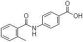 4-[(2-Methylbenzoyl)amino]benzoic acid  molecular structure (CAS 108166-22-9)