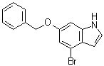 structure of CAS# 1082040-77-4, 4-Bromo-6-(phenylmethoxy)-1H-indole