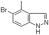 5-Bromo-4-methyl-1H-indazole molecular structure (CAS 1082041-34-6)