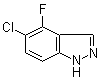 5-Chloro-4-fluoro-1H-indazole molecular structure (CAS 1082041-86-8)