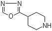 4-(1,3,4-Oxadiazol-2-yl)piperidine molecular structure (CAS 1082413-19-1)