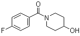 (4-Fluorophenyl)(4-hydroxy-1-piperidinyl)methanone molecular structure (CAS 1082882-95-8)