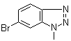 结构式 CAS# 1083181-43-4, 6-溴-1-甲基-1H-苯并三唑
