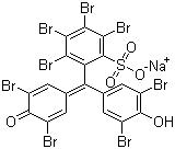Tetrabromophenol Blue sodium salt molecular structure (CAS 108321-10-4)
