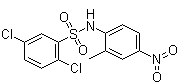 结构式 CAS# 108409-83-2, 2,5-二氯-N-(2-甲基-4-硝基苯基)苯磺酰胺; FH 535
