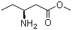 结构式 CAS# 1086106-57-1, (3S)-3-氨基戊酸甲酯
