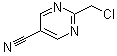 结构式 CAS# 1086393-94-3, 2-(氯甲基)-5-嘧啶甲腈