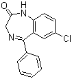 Nordazepam molecular structure (CAS 1088-11-5)