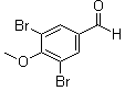 structure of CAS# 108940-96-1, 3,5-Dibromo-4-methoxybenzaldehyde
