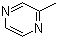 structure of CAS# 109-08-0, 2-Methylpyrazine;Methyl-Pyrazine; 2-Methyl-1,4-diazinen