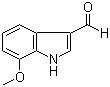 7-Methoxy-3-indolecarboxaldehyde molecular structure (CAS 109021-59-2)