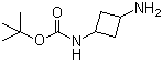 3-Amino-1-tert-butylcyclobutyl carbamate molecular structure (CAS 1090904-48-5)