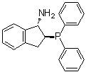 (1S,2S)-2-(Diphenylphosphino)-2,3-dihydro-1H-inden-1-amine molecular structure (CAS 1091606-69-7)