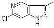 structure of CAS# 1092062-74-2, 6-Chloro-3-methyl-1H-pyrazolo[4,3-c]pyridine