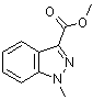 structure of CAS# 109216-60-6, 1-Methyl-1H-Indazole-3-carboxylic acid methyl ester;Methyl 1-methyl-1H-indazole-3-carboxylate