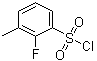 结构式 CAS# 1092349-98-8, 2-氟-3-甲基苯磺酰氯