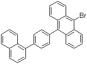 structure of CAS# 1092390-01-6, 10-(4-(1-Naphthyl)phenyl)-9-bromoanthracene