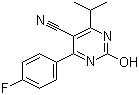 4-(4-Fluorophenyl)-2-hydroxy-6-isopropylpyrimidine-5-carbonitrile molecular structure (CAS 1092843-99-6)