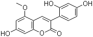 3-(2,4-Dihydroxyphenyl)-7-hydroxy-5-methoxy-2H-1-benzopyran-2-one molecular structure (CAS 1092952-62-9)