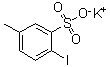 2-Iodo-5-methylbenzenesulfonic acid potassium salt (1:1) molecular structure (CAS 1093215-92-9)