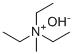 三乙基甲基氢氧化铵分子结构 (CAS 109334-81-8)