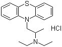 Ethopropazine hydrochloride molecular structure (CAS 1094-08-2)