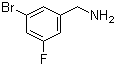 结构式 CAS# 1094555-68-6, 3-氟-5-溴苄胺