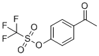 4-Acetylphenyl trifluoromethanesulfonate molecular structure (CAS 109613-00-5)