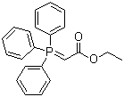 structure of CAS# 1099-45-2, Ethyl (triphenylphosphoranylidene)acetate;(Carbethoxymethylene)triphenylphosphorane; CEMTPP