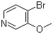 结构式 CAS# 109911-38-8, 4-溴-3-甲氧基吡啶