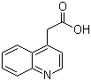 喹啉-4-乙酸分子结构 (CAS 109922-57-8)