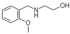 2-[[(2-Methoxyphenyl)methyl]amino]ethanol molecular structure (CAS 109926-15-0)