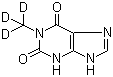 1-Methylxanthine-D3 molecular structure (CAS 109987-37-3)