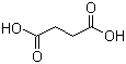 Succinic acid molecular structure (CAS 110-15-6)