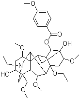 8-O-Ethylyunaconitine molecular structure (CAS 110011-77-3)