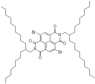 4,9-Dibromo-2,7-bis(2-octyldodecyl)benzo[lmn][3,8]phenanthroline-1,3,6,8(2H,7H)-tetrone molecular structure (CAS 1100243-35-3)