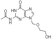 N2-Acetylaciclovir molecular structure (CAS 110104-37-5)