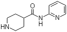 结构式 CAS# 110105-31-2, N-(吡啶-2-基)哌啶-4-甲酰胺