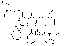Ascomycin molecular structure (CAS 11011-38-4)
