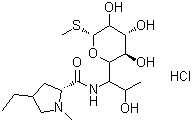 trans-4'-Ethyllincomycin hydrochloride molecular structure (CAS 11021-35-5)