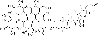 Digitonin molecular structure (CAS 11024-24-1)