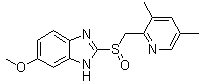 2-[[(3,5-二甲基-2-吡啶基)甲基]亚磺酰基]-6-甲氧基-1H-苯并咪唑分子结构 (CAS 110374-16-8)