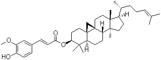 structure of CAS# 11042-64-1, gamma-Oryzanol